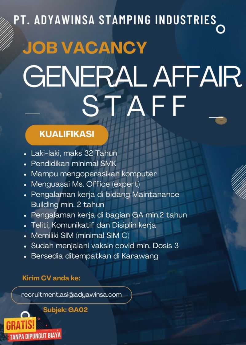 general affair staff